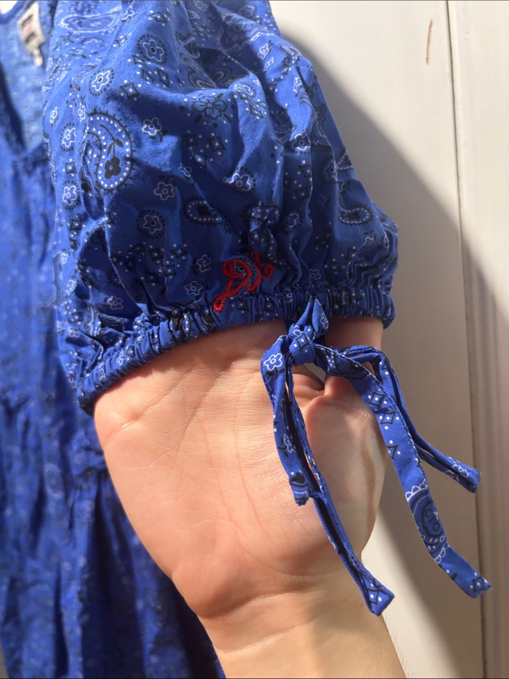 DAMSON MADDER Meri paisley mini babydoll dress - Picture 6 of 7